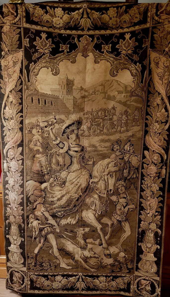 Late 19th Century Tapestry, Marie De Bourgogne