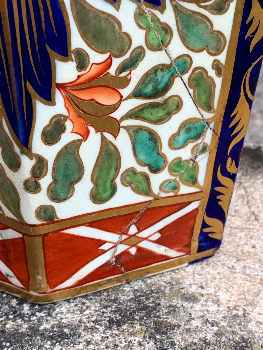 Important  Grand Vase  En Porcelaine De Bayeux -photo-8