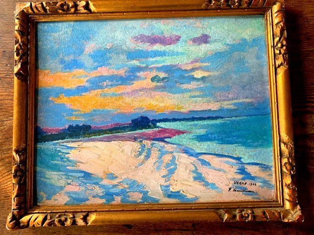 Paul Manduau Belgian Painter 1923