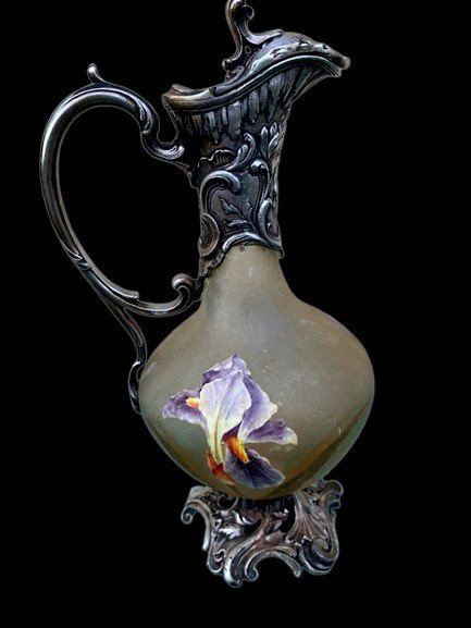 Montjoye Saglier, Carafe Couverte Vers 1890-photo-3