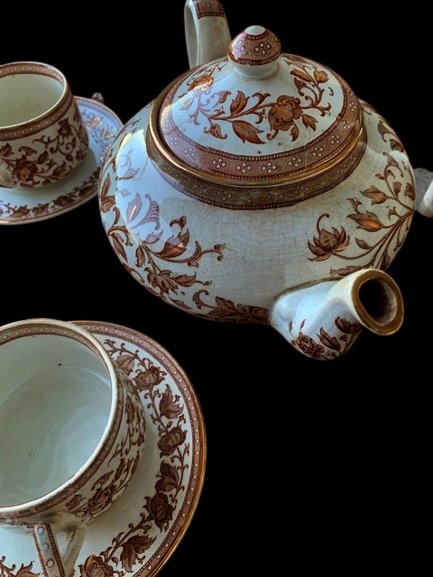 Sarreguemines Oriental Tea Set-photo-2
