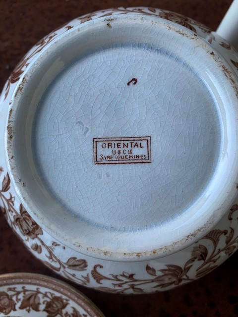 Sarreguemines Oriental Tea Set-photo-1