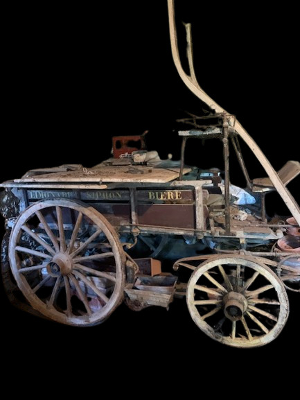 Carriole de livreur de boissons, début XX° siècle