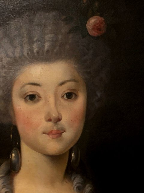 Portrait Of A Young Woman By  Louis Eugène Signol, 1860-photo-1