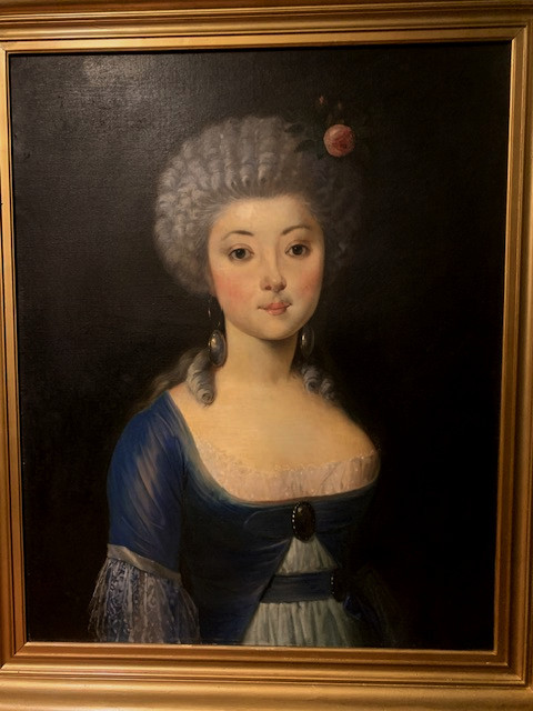 Portrait Of A Young Woman By  Louis Eugène Signol, 1860