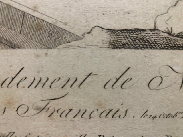 Empire Period Engraving, The Battle Of Jena, At Jean's In Paris-photo-4