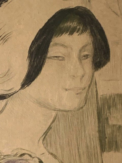 Print By Emile Auguste Renault, Known As Malo-renault (1870-1938), The Young Milliner, 1911-photo-3