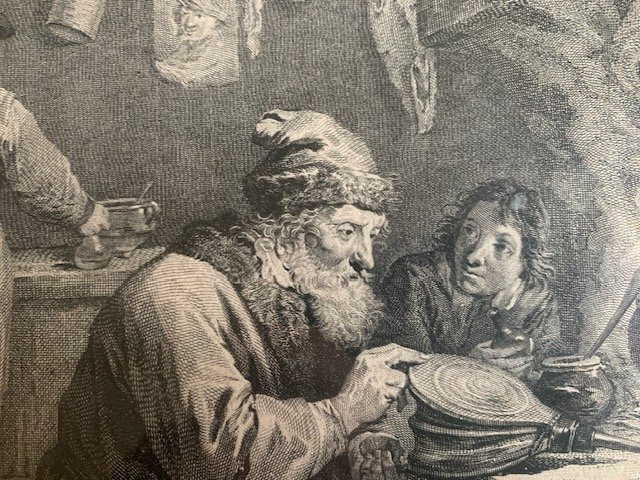 Gravure XVIII° Le Chimiste-photo-2