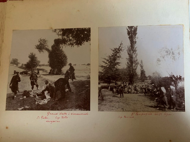 Album de 125 photos , militaria fin XIX°