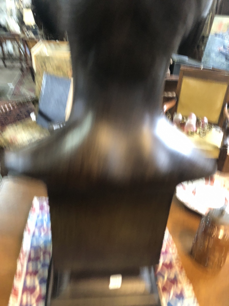 Buste  en bronze, signé Micheli 1859-photo-4