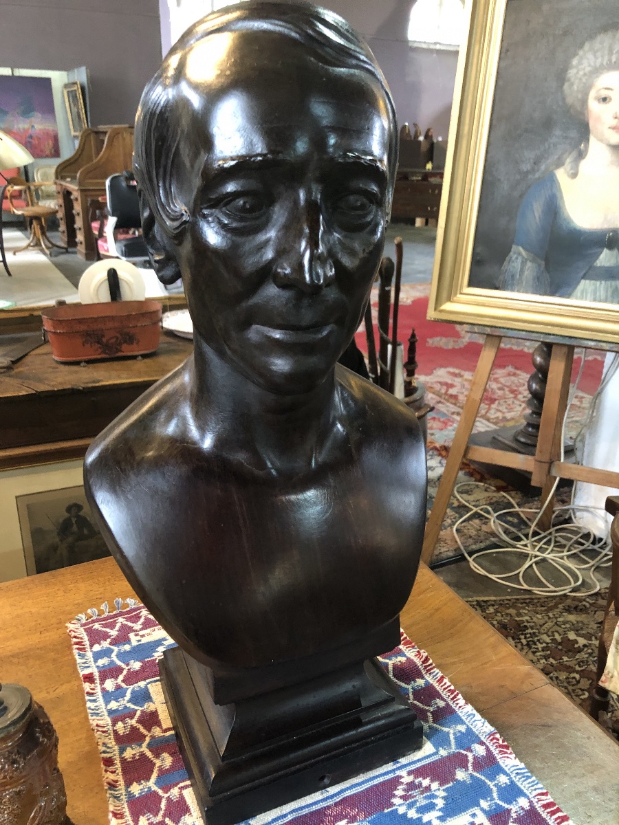 Buste  en bronze, signé Micheli 1859