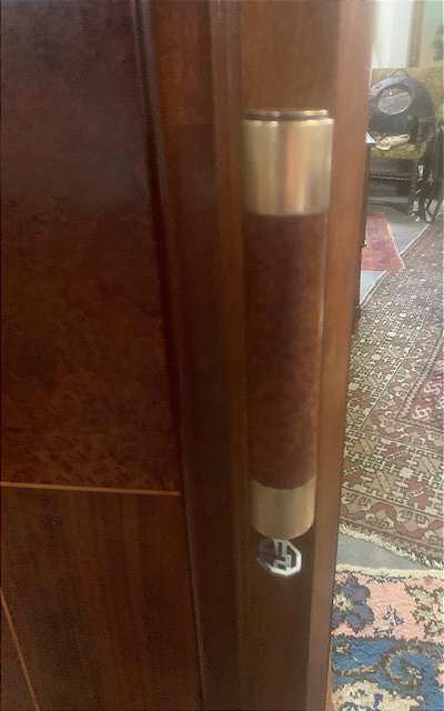 Gaine en acajou époque Art Déco-photo-2