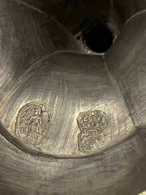 Calice en étain XVII° siècle-photo-3