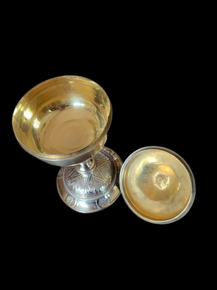 Silver Ciborium XIX° Century-photo-3