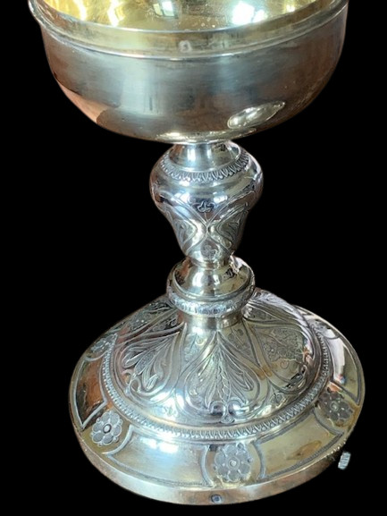 Silver Ciborium XIX° Century-photo-4