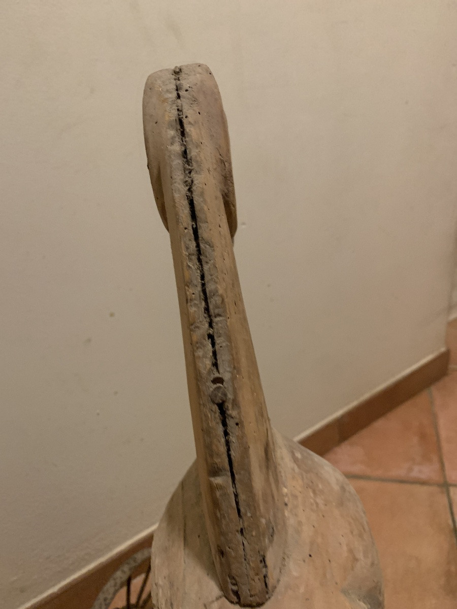 Vieux cheval de bois à tirer XIX siècle-photo-3