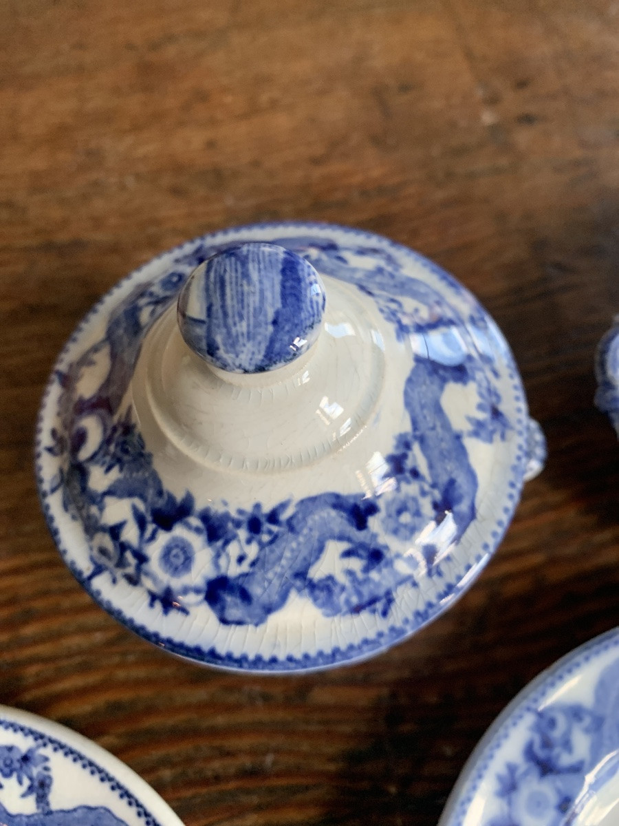 Part Of A Jules Vieillard Bordeaux Doll Service-photo-4