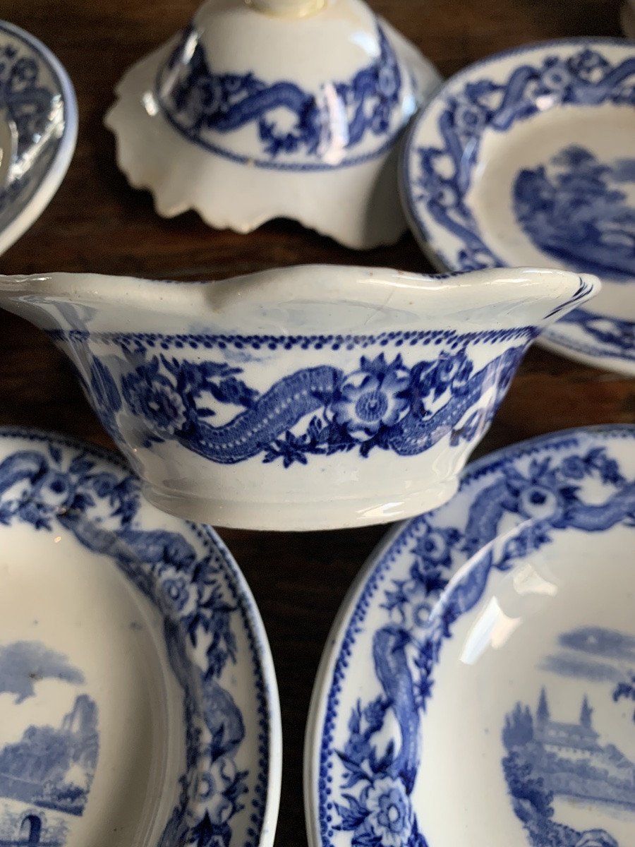 Part Of A Jules Vieillard Bordeaux Doll Service-photo-1