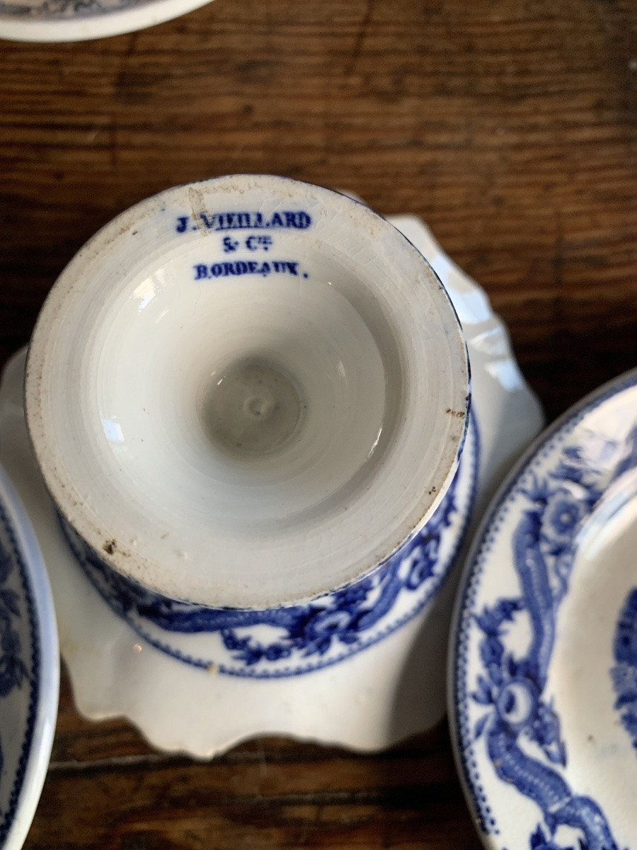 Part Of A Jules Vieillard Bordeaux Doll Service-photo-2