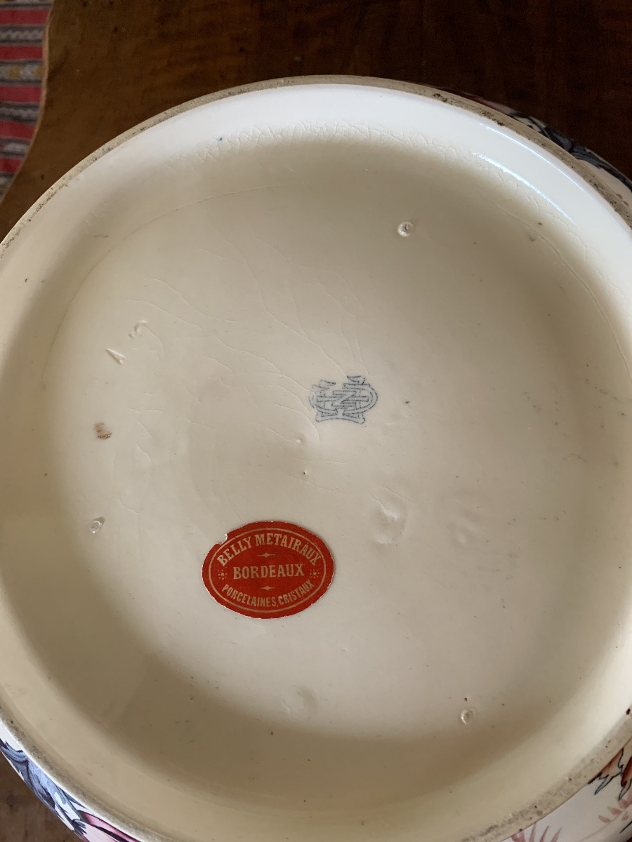 Grand cache-pot 1900  Gien-photo-2