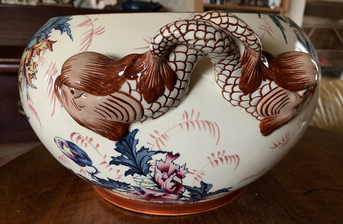 Grand cache-pot 1900  Gien-photo-4