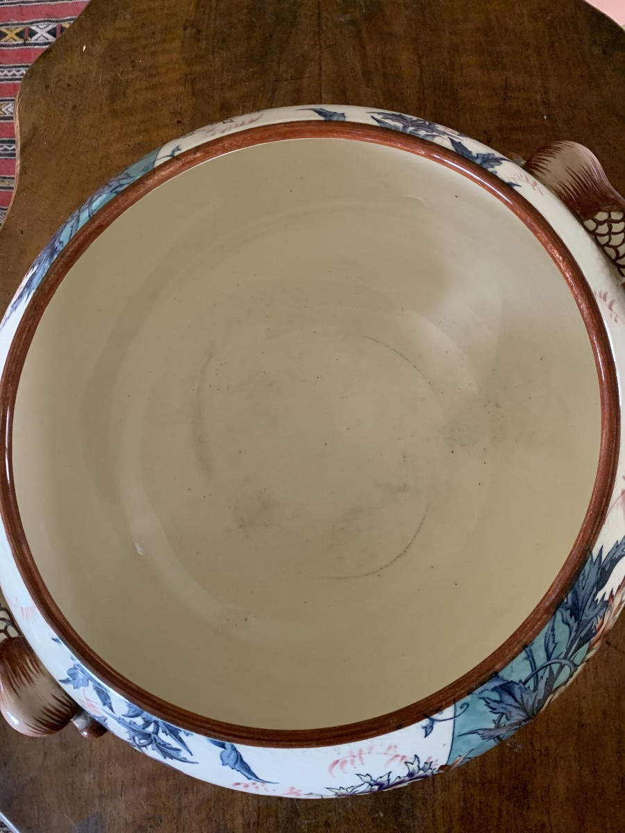 Grand cache-pot 1900  Gien-photo-2