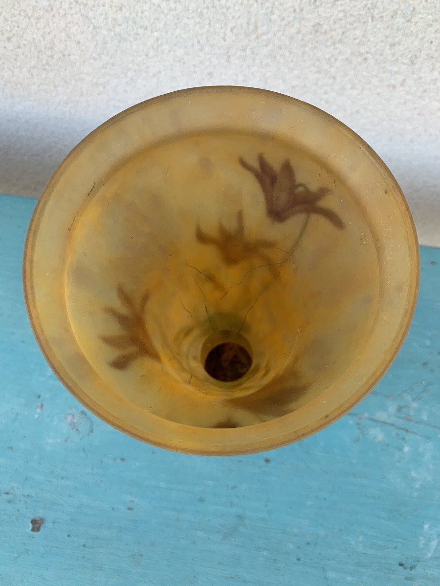Vase Daum, verrerie de la Belle étoile à Croismare-photo-2