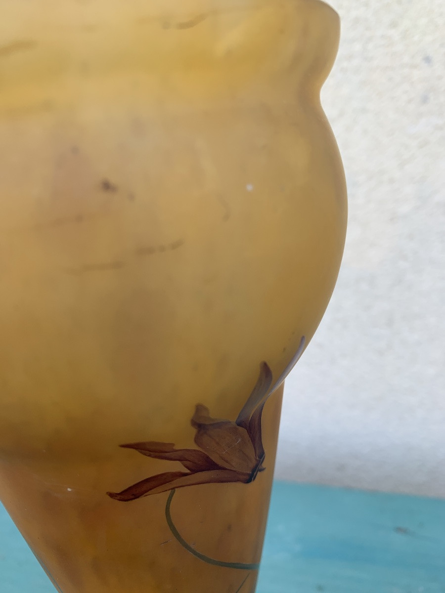 Vase Daum, verrerie de la Belle étoile à Croismare-photo-1