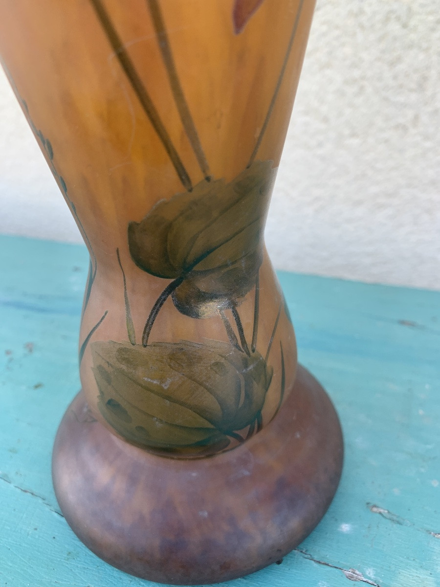 Vase Daum, verrerie de la Belle étoile à Croismare-photo-4