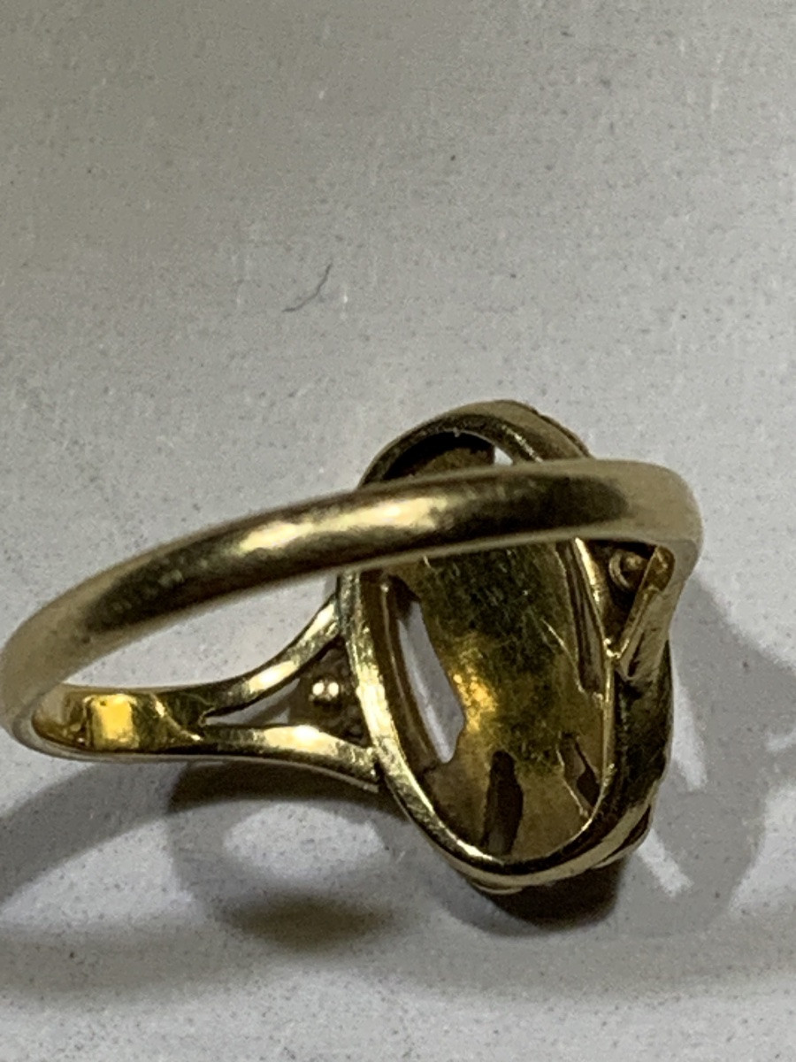 Small Gold Ring, Late 19th Century-photo-4