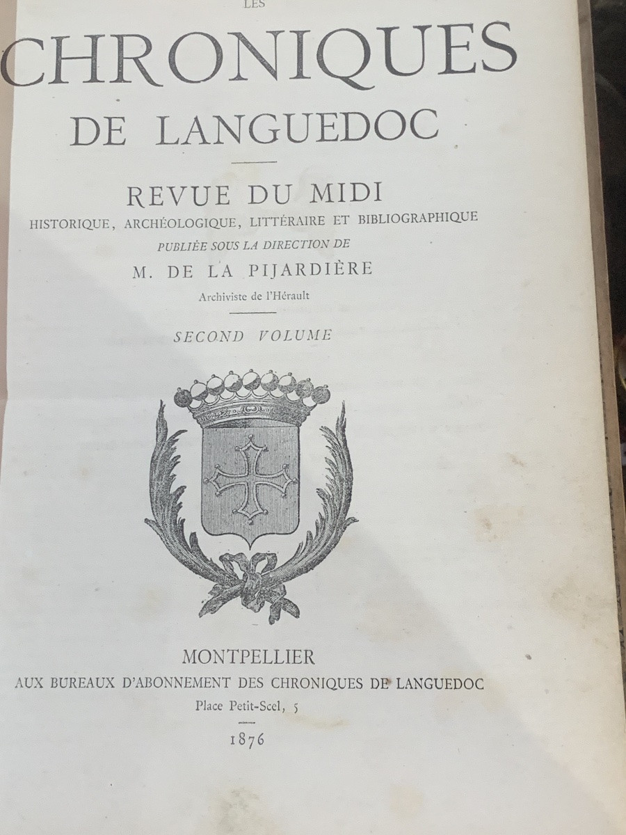 Languedoc Chronicles 2 Vols 1875/1876-photo-3