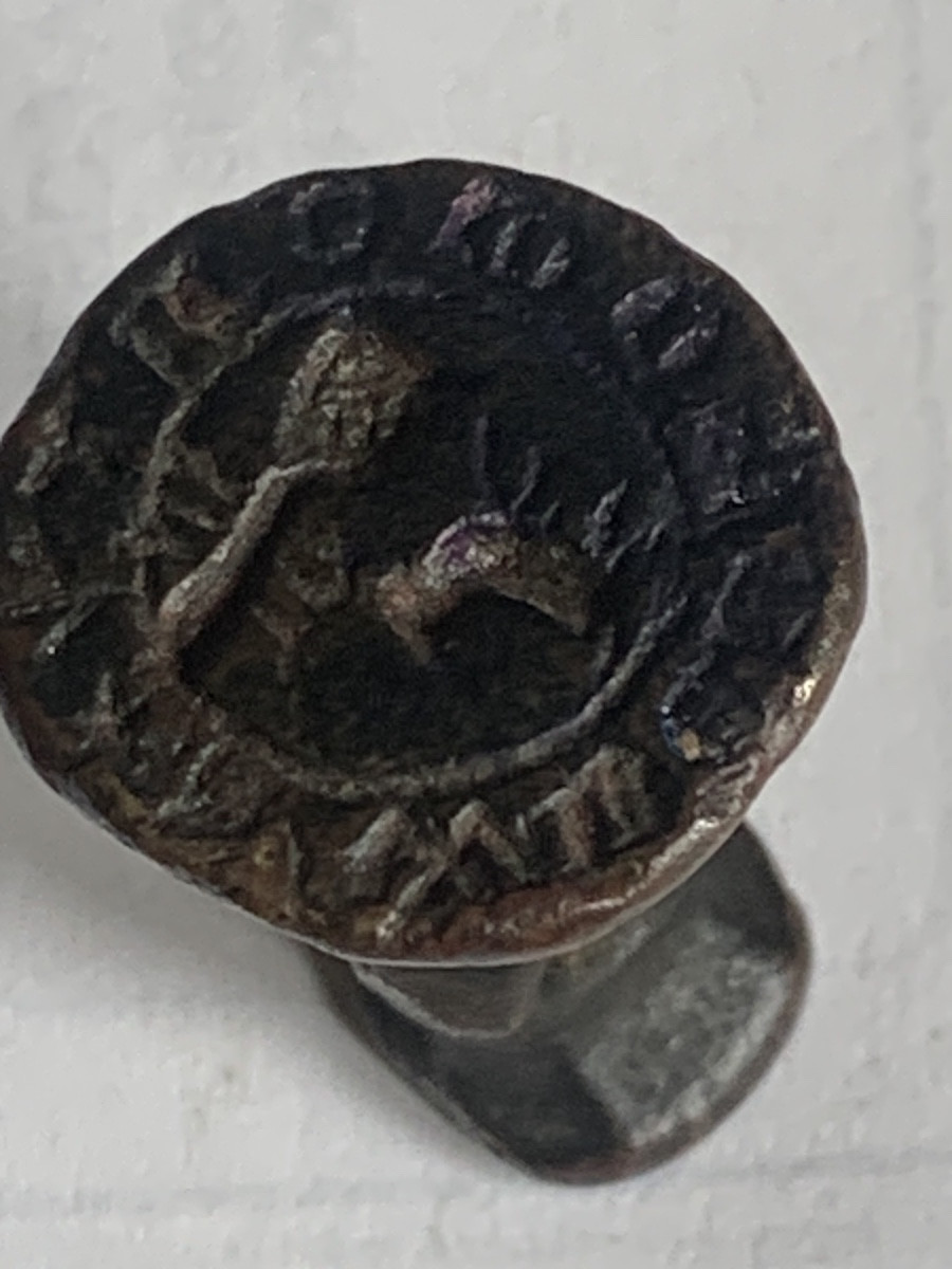 Rare sceau médiéval-photo-2