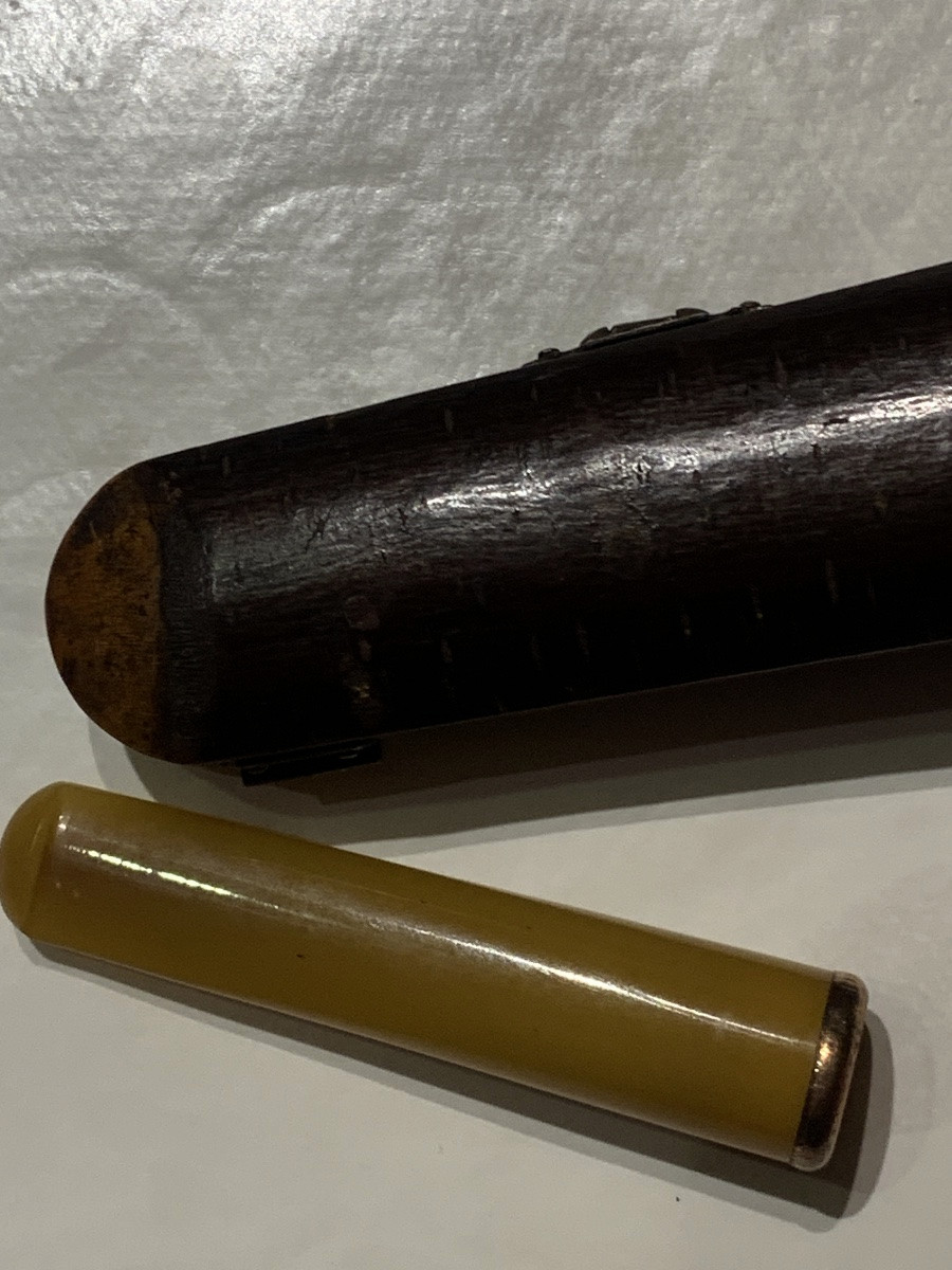 Fume cigarette ambre et vermeil-photo-2