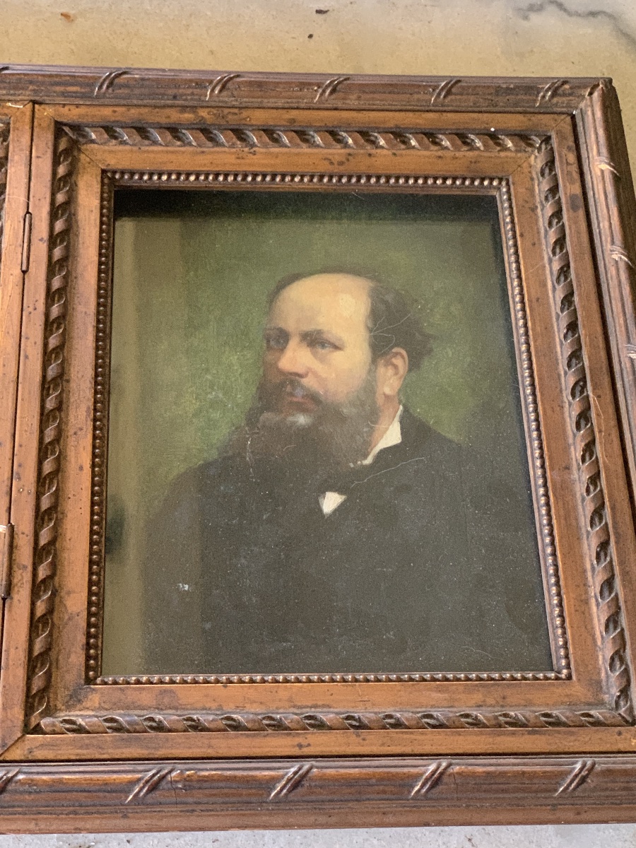 Portraits  d’un couple bourgeois par Eugène Edmond Thiery-photo-2