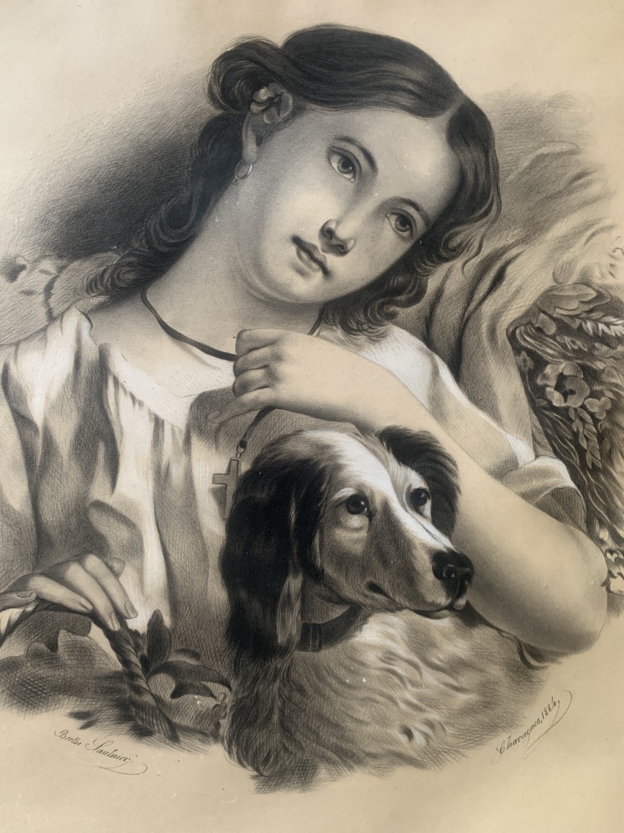 Grand dessin romantique 1884