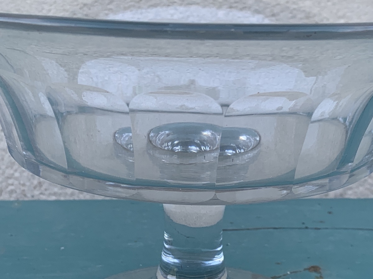 Large Crystal Bowl And Matching Candy Dish-photo-1