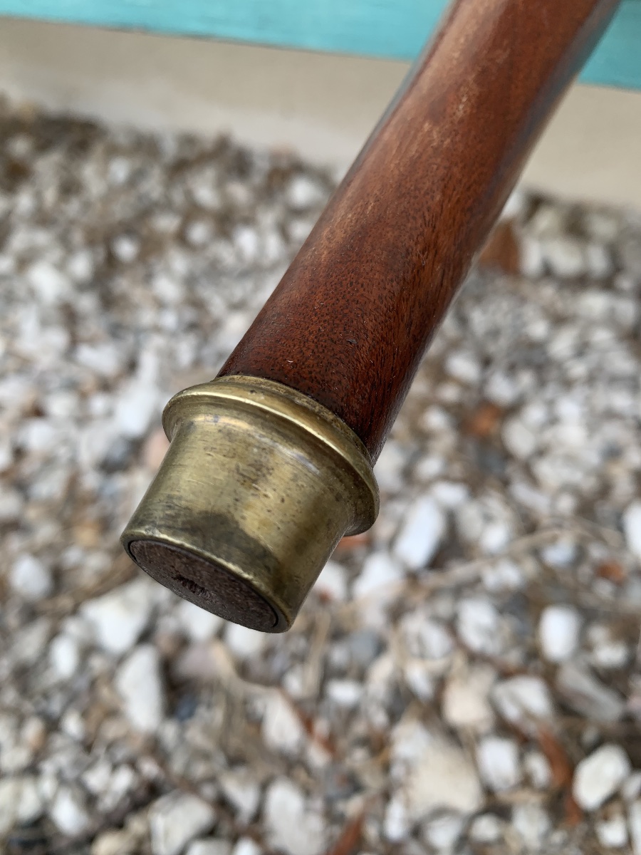 Mahogany Travel Bidet From The Empire Period.-photo-4