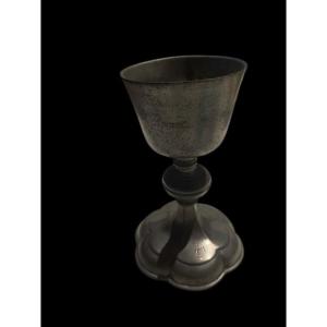 Calice en étain XVII° siècle