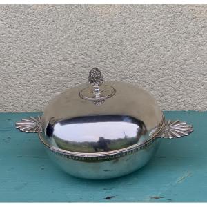 Service à œufs en métal argenté