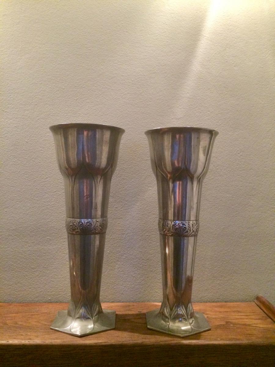 Pair Of Jugendstil Vases-photo-2