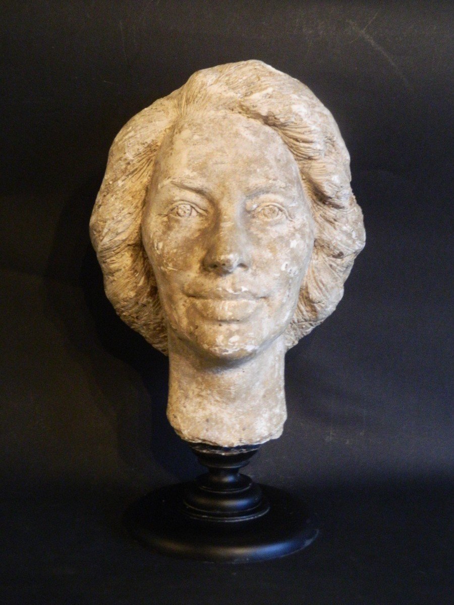 Woman's Head - Workshop Plaster-photo-2