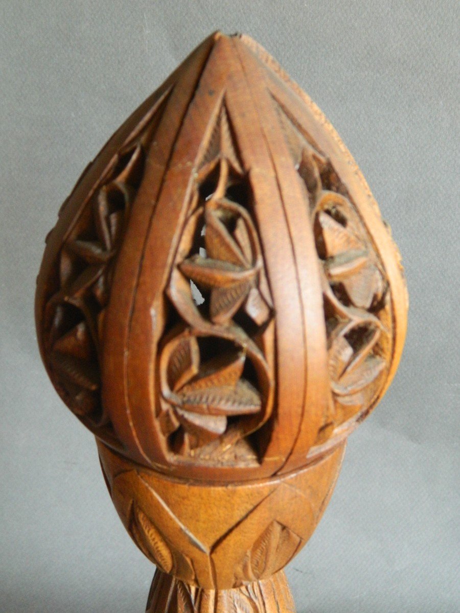 Wooden Articulated Lotus Flower-photo-1