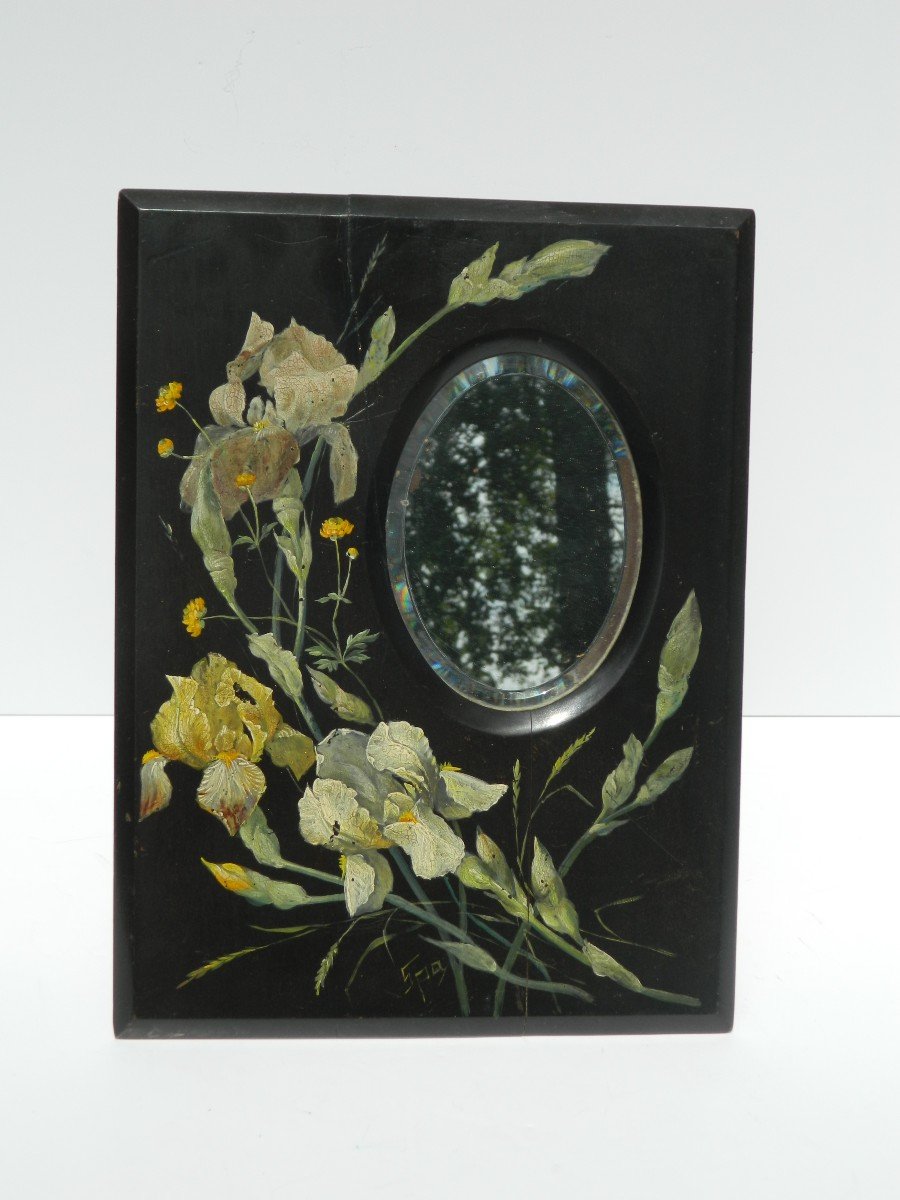 Spa Wooden Mirror, Circa 1900-photo-4