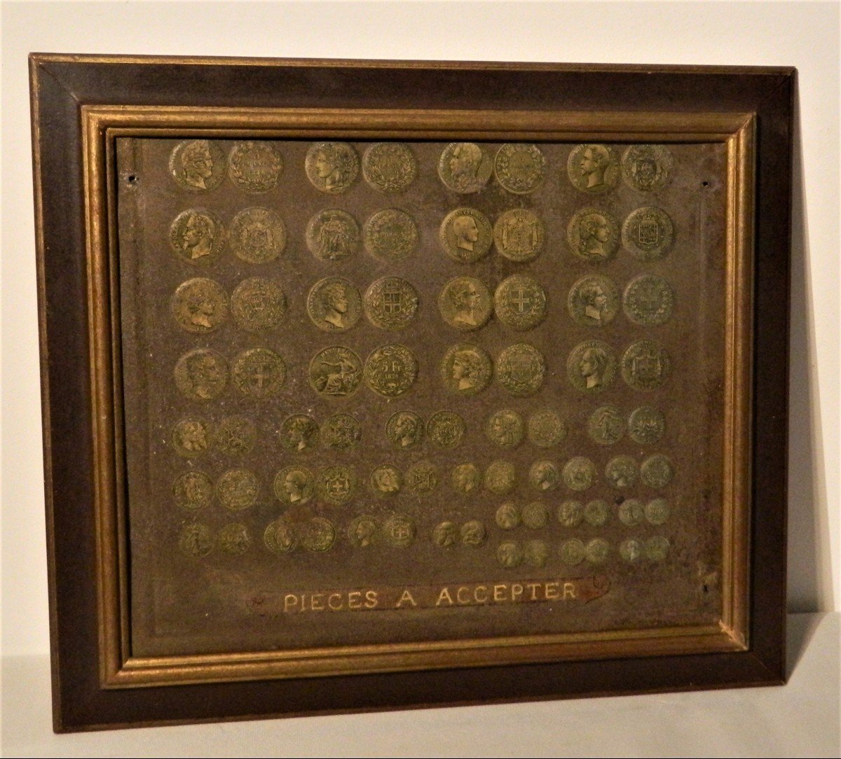 Embossed And Printed Sheet Metal Plate: Coins To Accept-photo-7