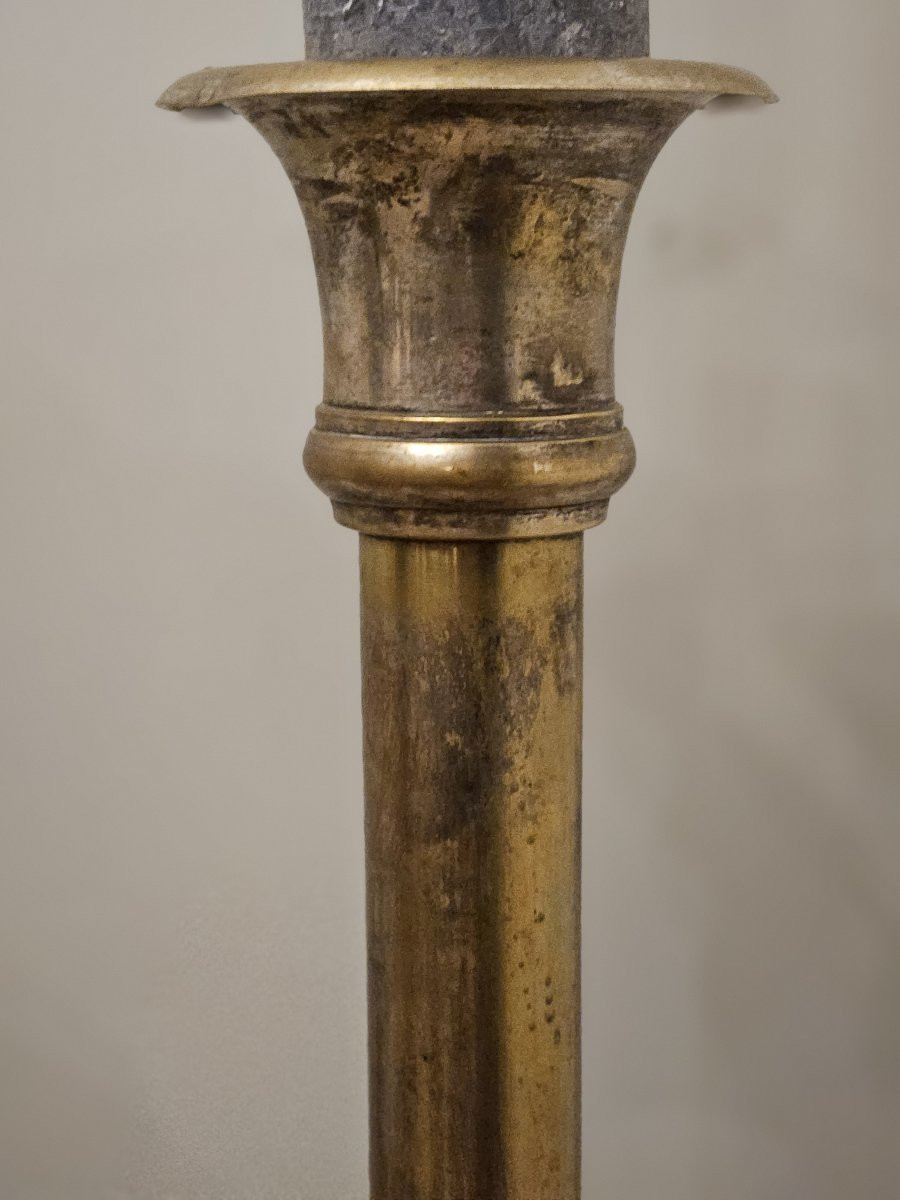 Set Of Three Metal Candle Holders-photo-5
