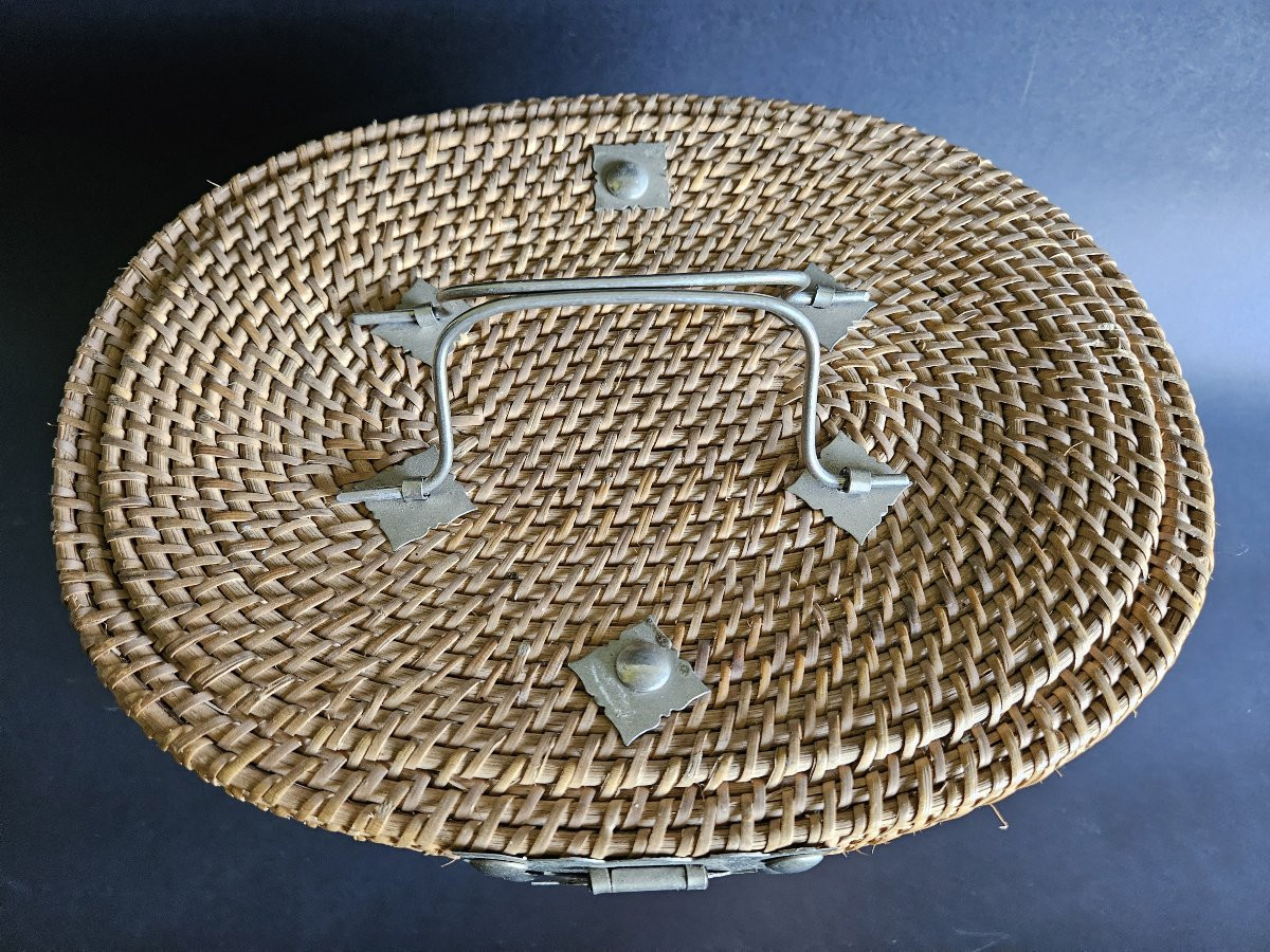 Wicker Picnic Basket-photo-3