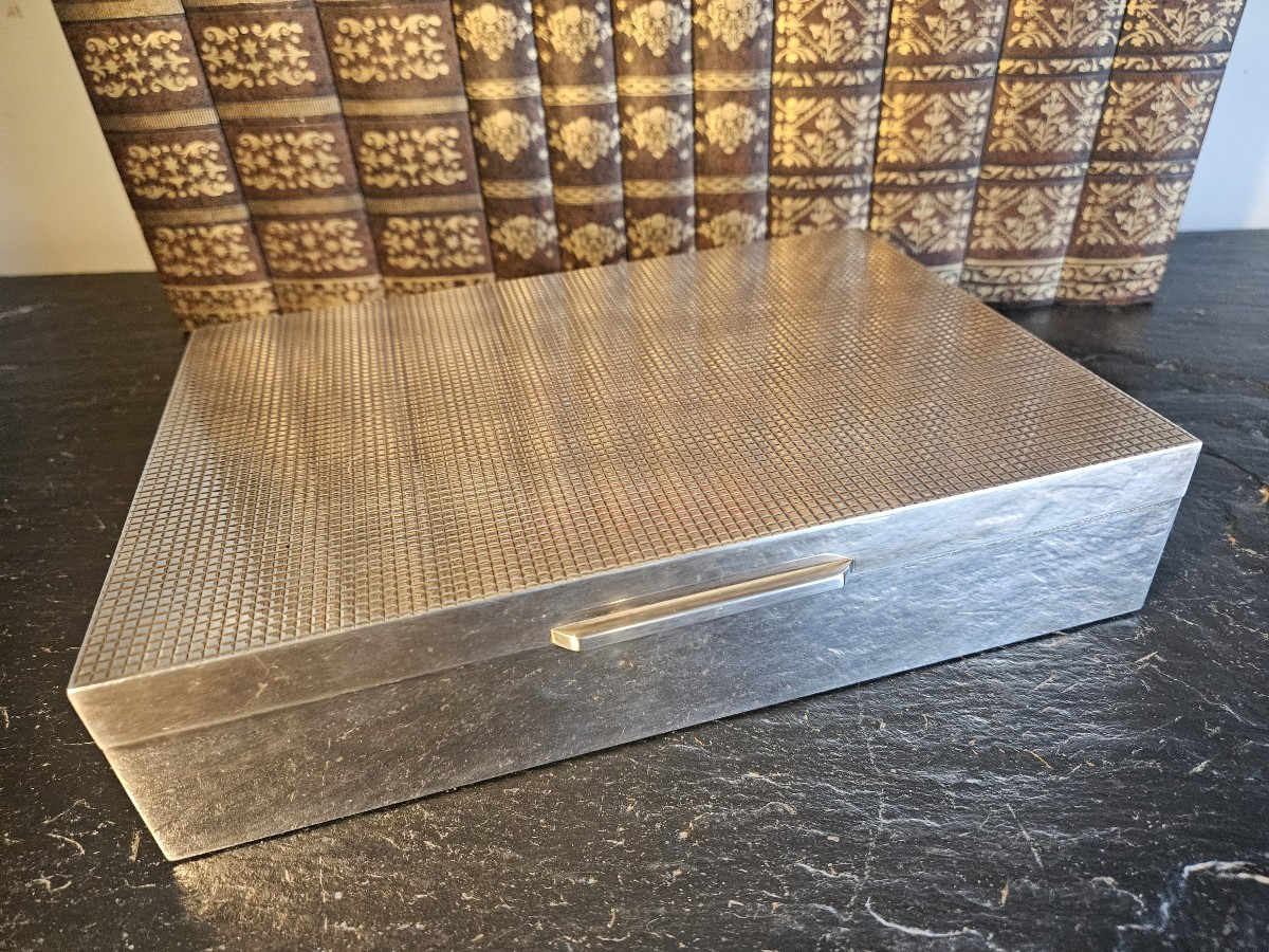 Silver Metal Box