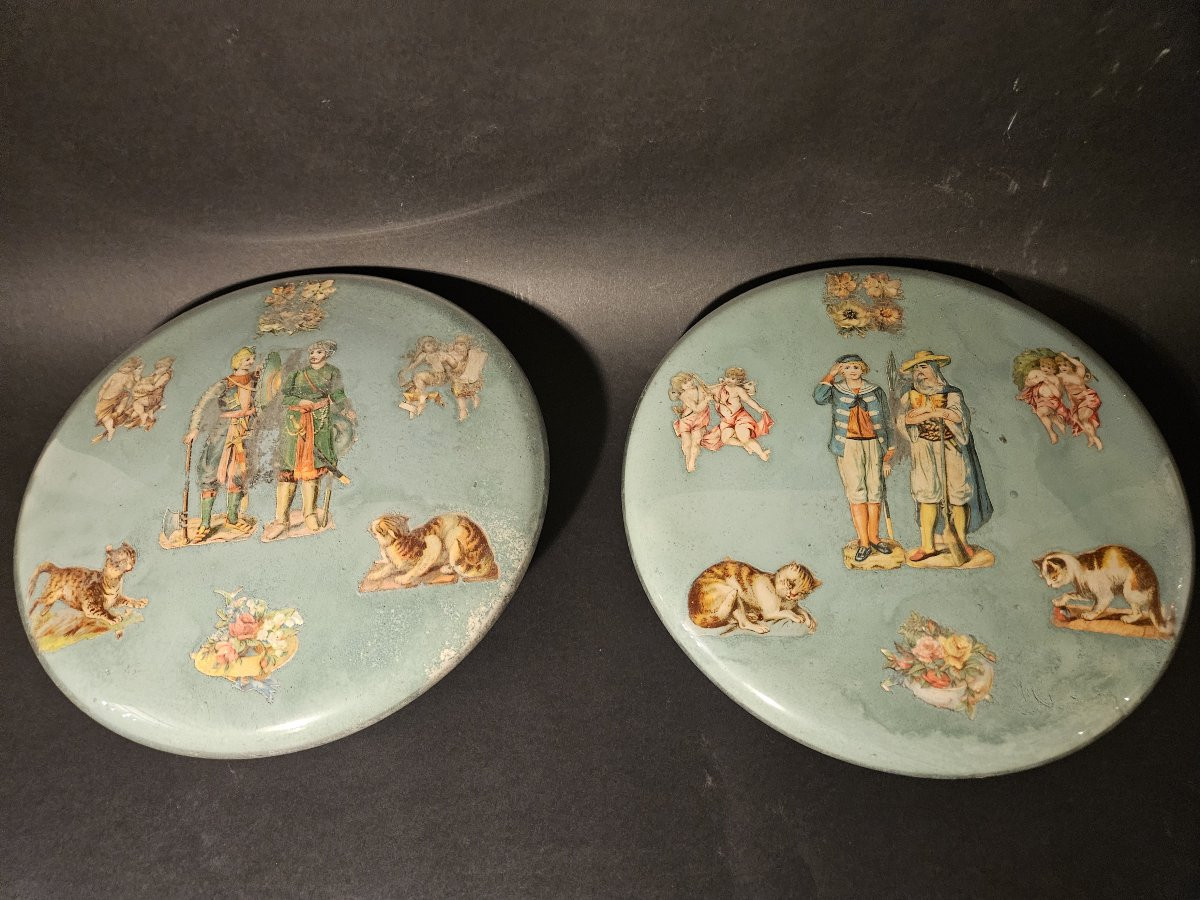 Paire de boules à perruque plates-photo-2