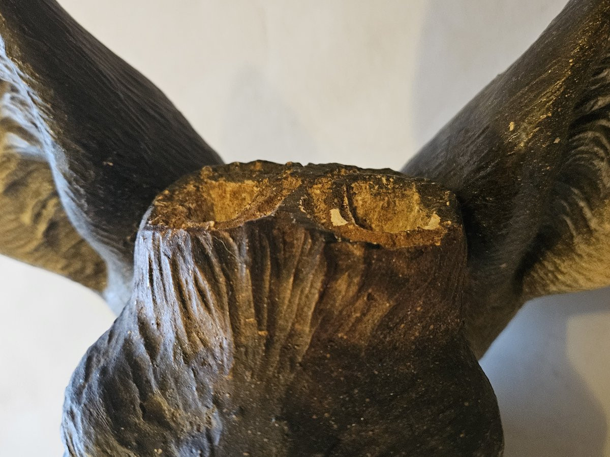 Painted Austrian Terracotta Deer Head-photo-6