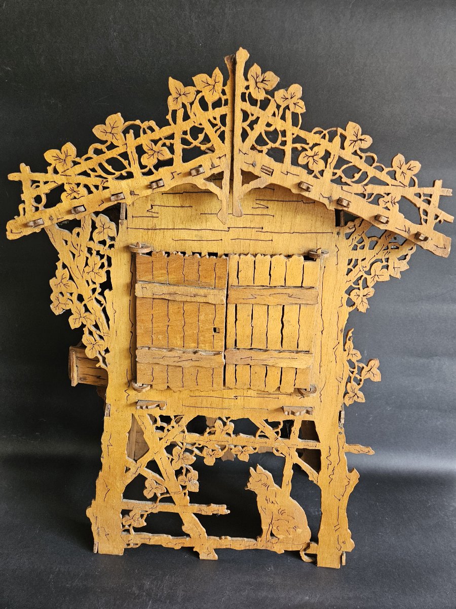 Wooden Cut-out Birdcage-photo-2